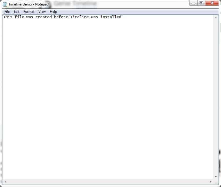 File created before backup.
