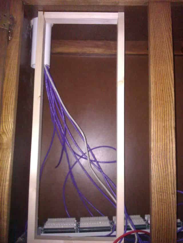 Rack Mounting Frame Installed