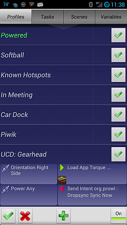 Tasker Profile Completed