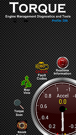 Torque Main Screen